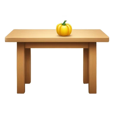 A table with a sign tag on it. sticker