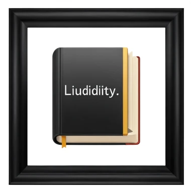 genera un libro que en la portada diga " liquidez" y la foto sea de trading sticker