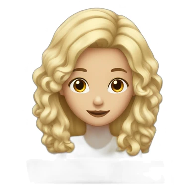 blonde-big-hair-girl-with-laptop sticker