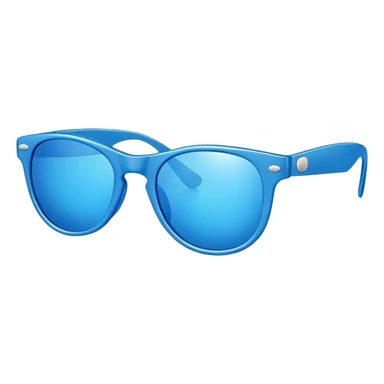 Blue sun glasses sticker