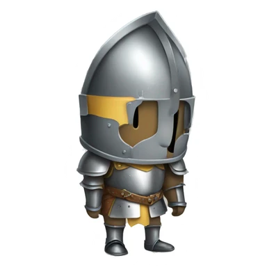knight armor crying sticker