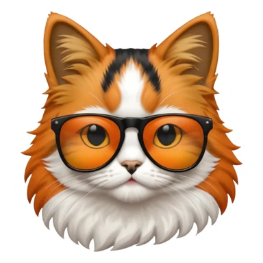 Cat wearing sunglasses and he has a sign on top of him saying "niall and arhaan are stupid" sticker