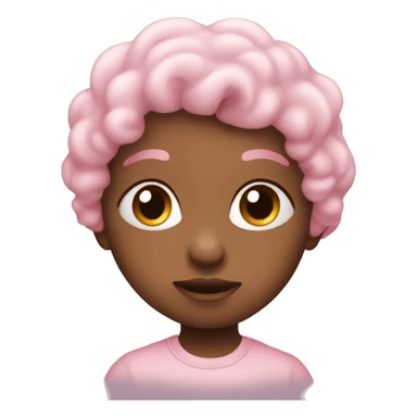 Light baby pink heart sticker