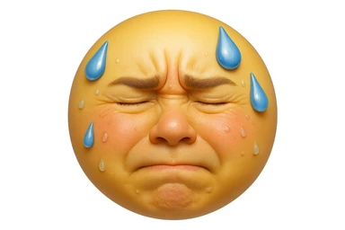 emoji stile iphone che riguarda l'argomento "stipsi/andrò al bagno oggi?", iperrealistico 4k sticker