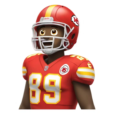 chiefs football fan cheering  sticker
