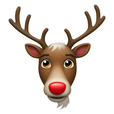 Red Nosed Reindeer sticker