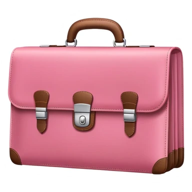 pink business briefcase sticker