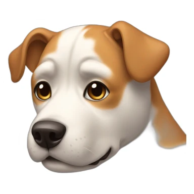 dog head massage sticker