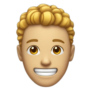 pain with smile sticker