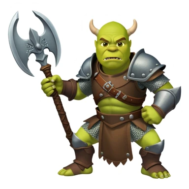  shrek will fighting Dragonborn guy in Skyrim  sticker