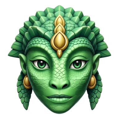 annunaki female reptilian head sticker