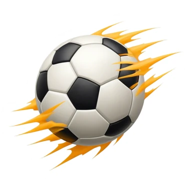 Cinematic Realistic image of an AFL ball captured mid-flight with dynamic motion blur and finely detailed rugged textures, set under dramatic stadium lighting that evokes high-energy athleticism sticker