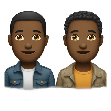 Two men dating sticker