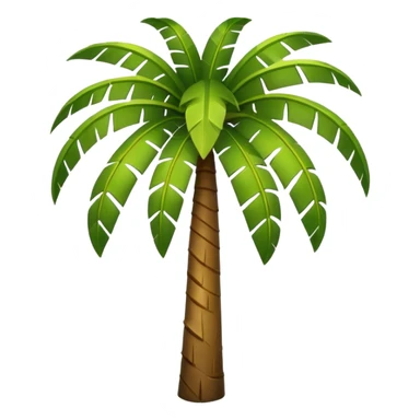 Palm Tree: flat body sticker