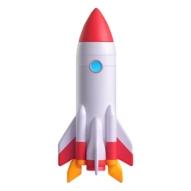 Rocket Colour full sticker