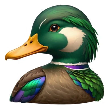 Create a mallard head
 sticker