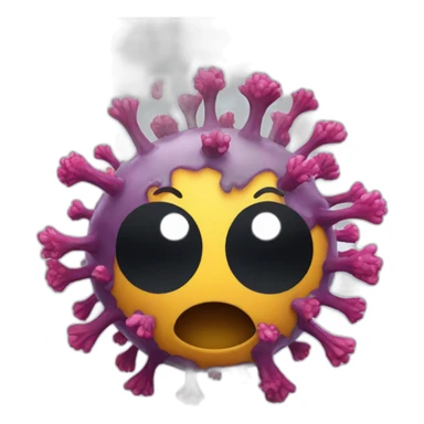 coronavirus sticker