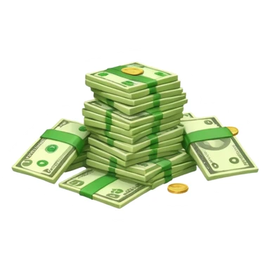 Lots of money sticker