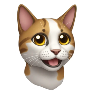 gato asombrado sticker