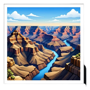grand canyon sticker
