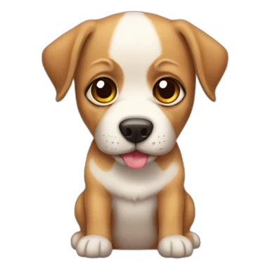 perrito cachorro chascon con muzculos sticker