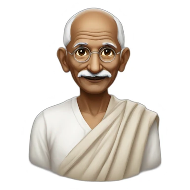 Mahatma gandhi sticker