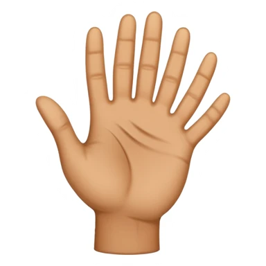 small hand palm sticker