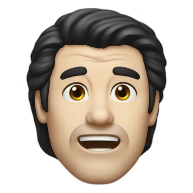 John Travolta confused sticker