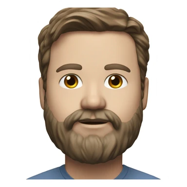 photorealistic J.D. Vance with a beard sticker