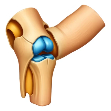 human's knee sticker