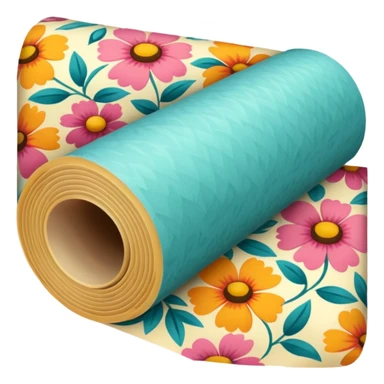 Roll of wallpaper sticker