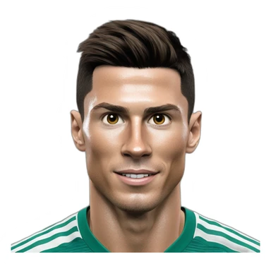 Cristiano Ronaldo look alike messi sticker