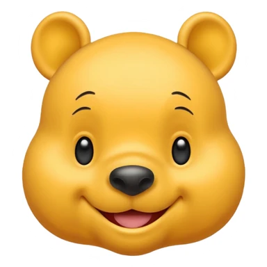make a cute winee the pooh emoji sticker