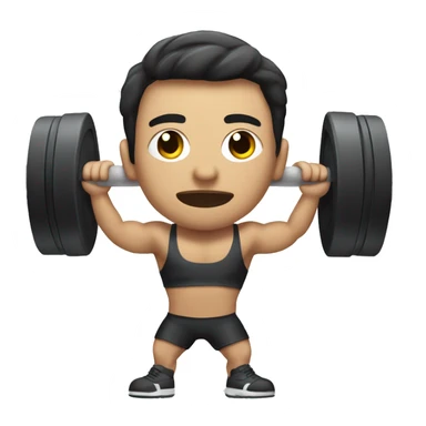 Mancuerna gym sticker