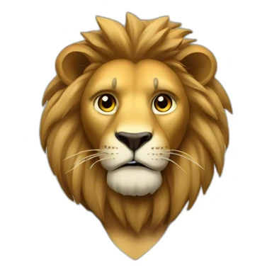 a crypto trader lion sticker