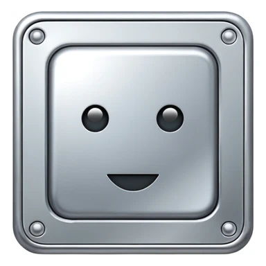 Turned square sticker