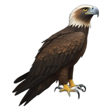 Tasmanian wedge-tailed eagle sticker