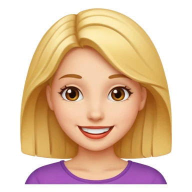 Girl flirting  sticker