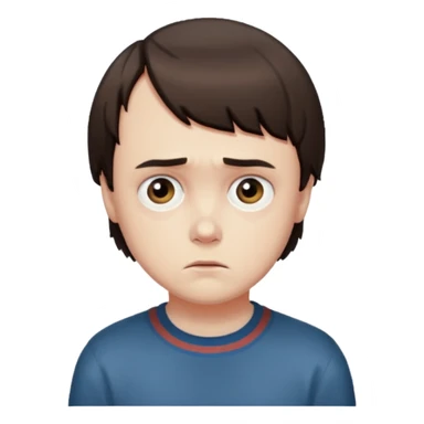 will's from stranger things sad sticker