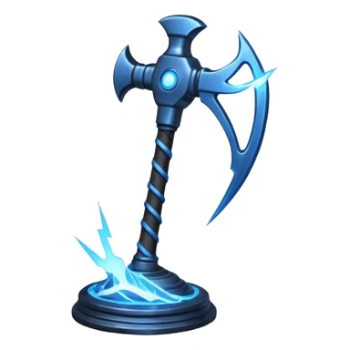 storm breaker with electricity liek thor hammer sticker