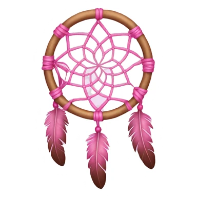 pink dream catcher sticker