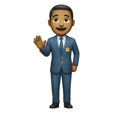 Un chat presentateur tv sticker