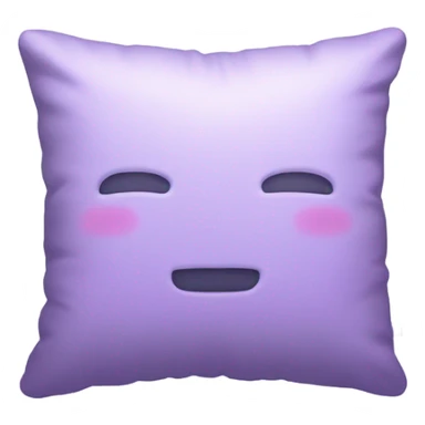 light purple pillow sticker