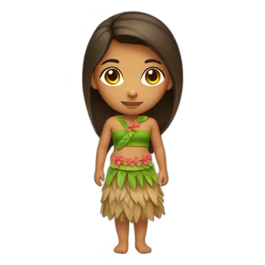 Polynesian-girl sticker