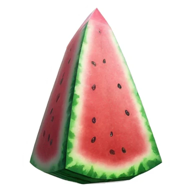 Watermelon tourmaline obelisk sticker
