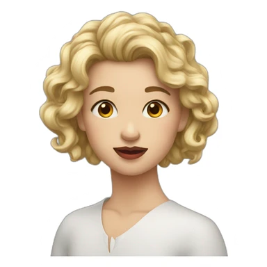 Cœur sur levres sticker