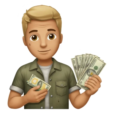 mechanic with money sticker