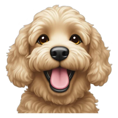 happy cockerpoo sticker