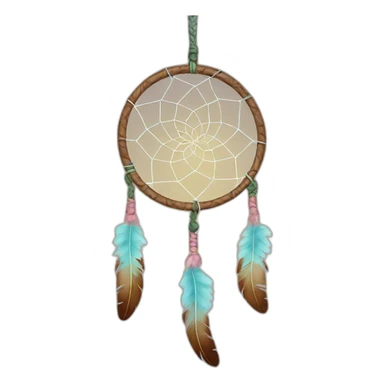 Dreamcatcher on a string sticker