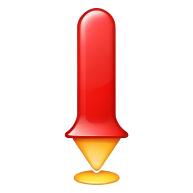 punto esclamativo rosso sticker